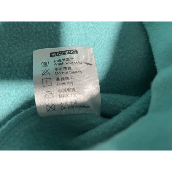 TYAKASHA Teal Blue Sweatshirt Pullover Snowman Women's OS RARE! - Picture 9 of 11